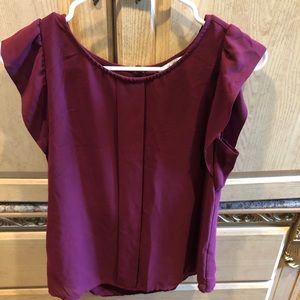 Maroon top